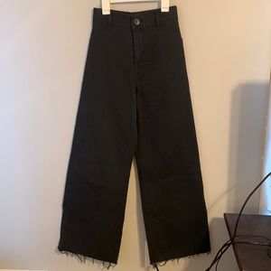 Black Marine Straight Jeans from Zara